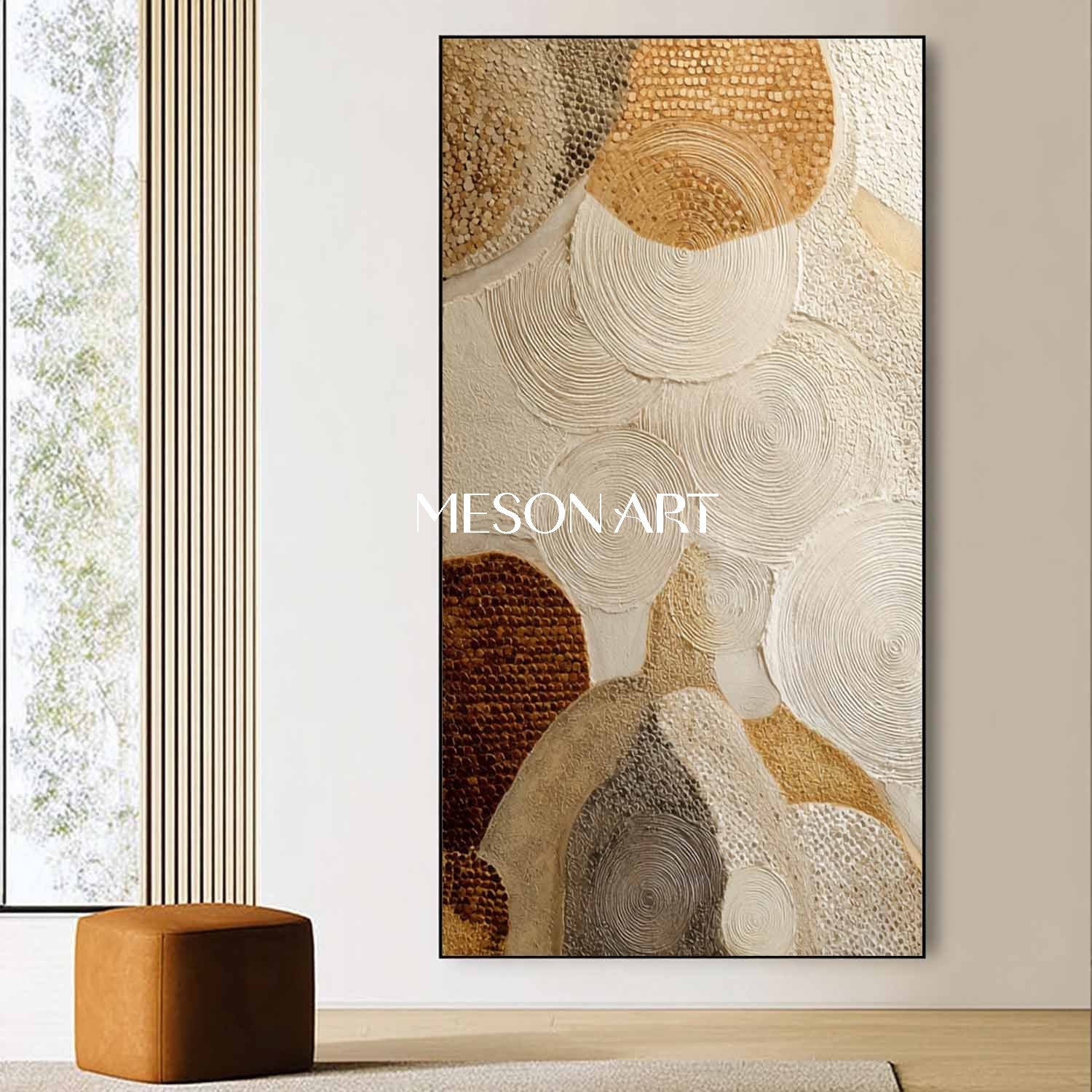 Buy Bohemian Decorative Art – Unique Hand-Painted Canvas for Living Room