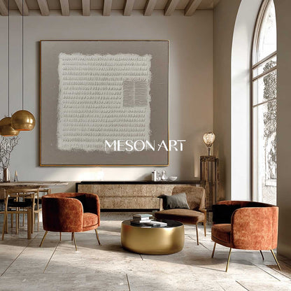 Wabi Sabi 3D Textured Wall Art Minimalist Modern Abstract Oil Painting