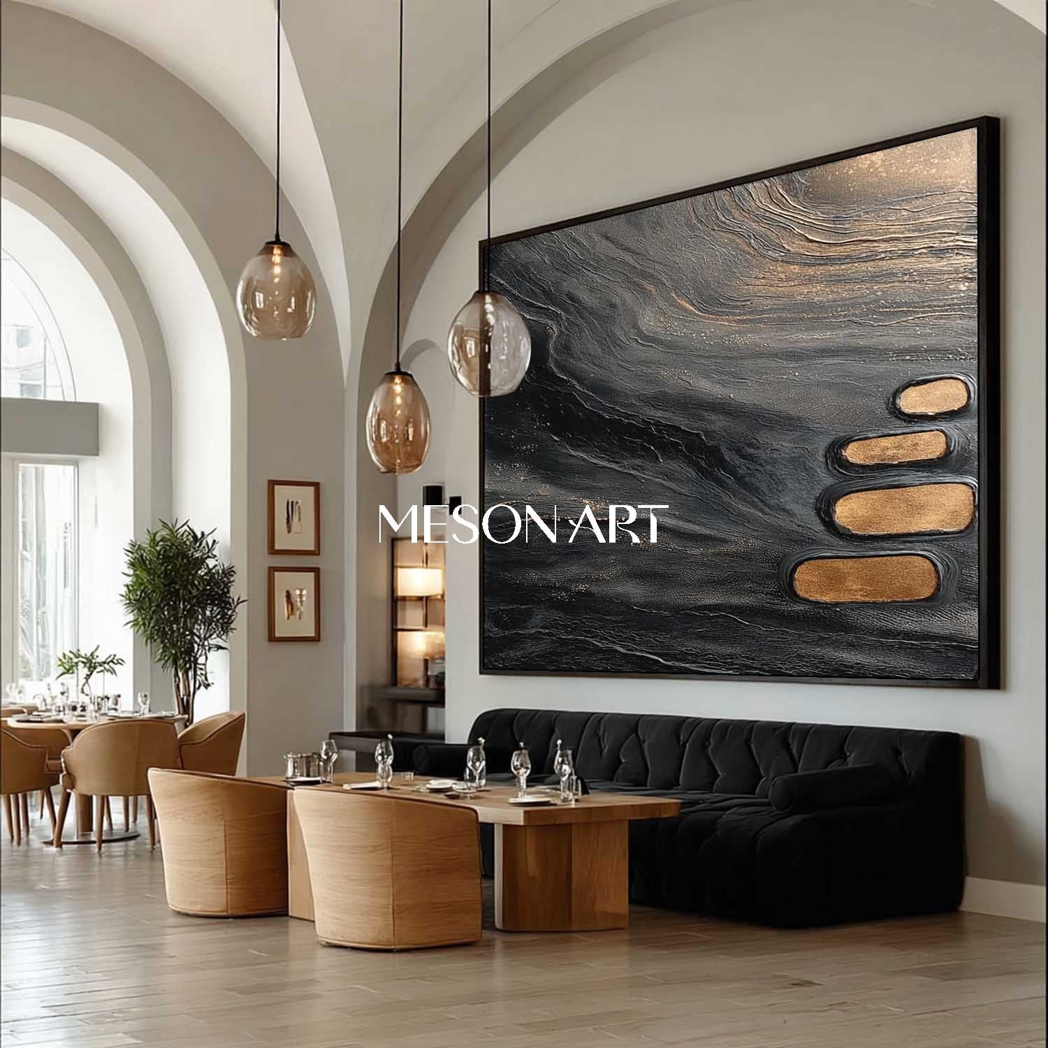 Buy Textured Minimalist Abstract Canvas for Dining Room or Bedroom