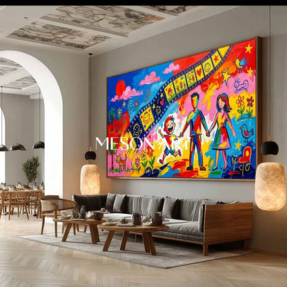 Contemporary Pop Art Modern living rooms Family spaces High visual impact for modern interiors