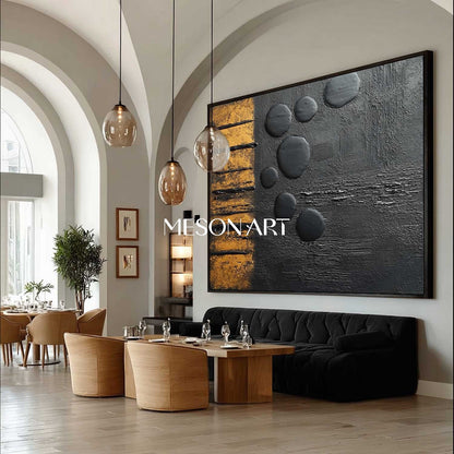 Buy Textured Minimalist Abstract Canvas for Dining Room or Bedroom