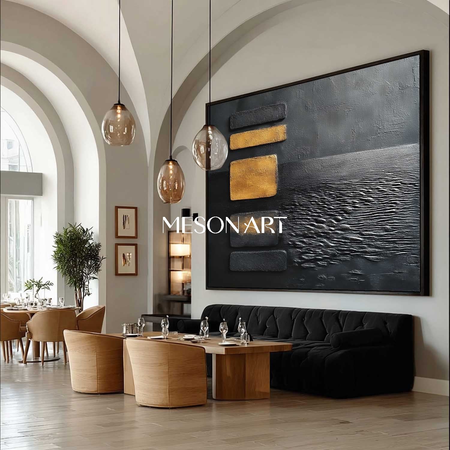 Order Large Textured Abstract Painting for Luxury Home or Hotel Wall