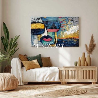 Large Modern Picasso Pop Wall Art Decor for Sale Picasso Style Paintings Picasso Abstract Canvas Art