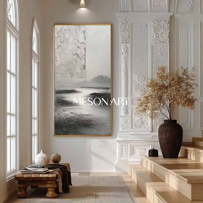3D Modern Gray Abstract Art For Sale Gray Abstract Entryway Wall Decor