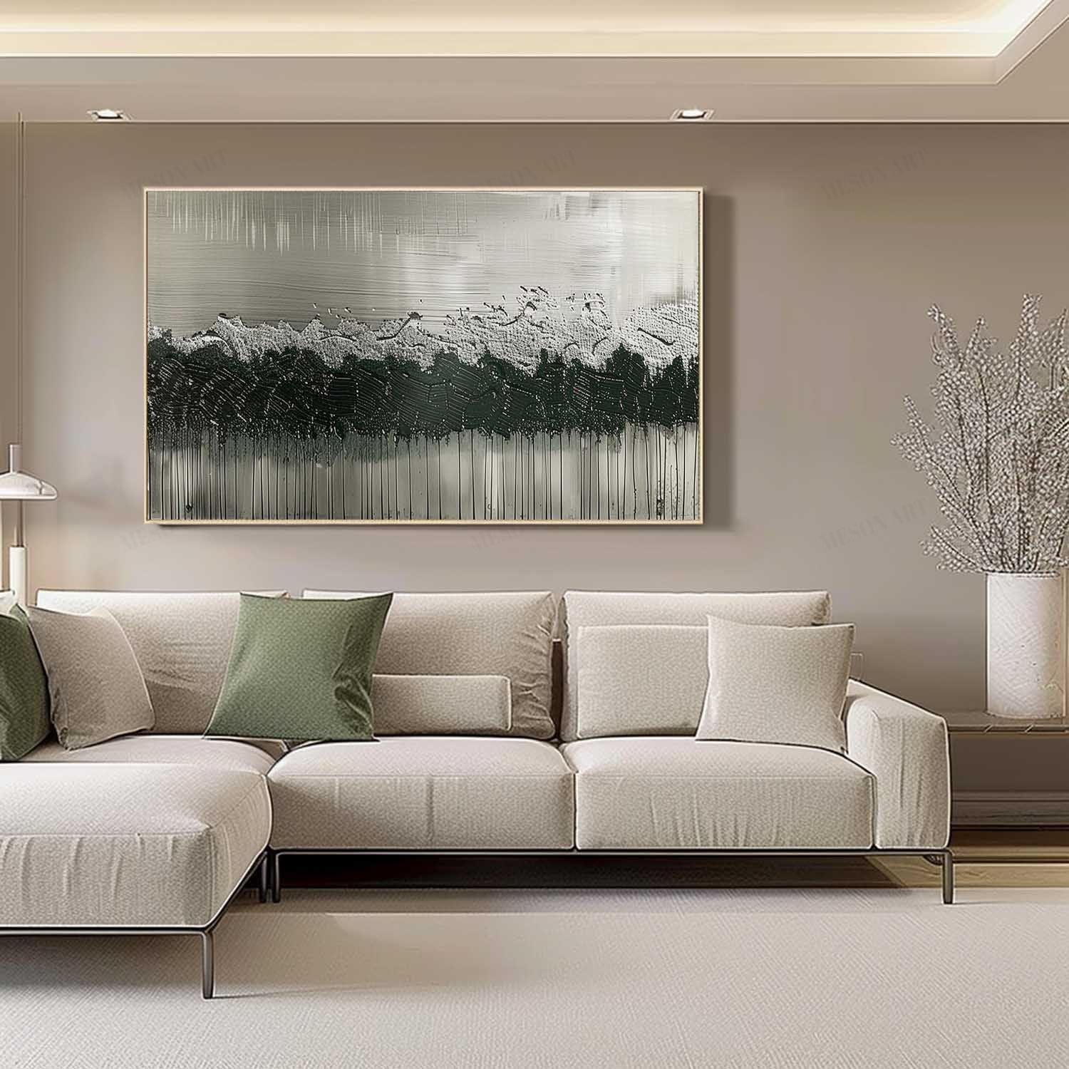 Large Silver and Black Art for Sale Silver and Black Abstract Canvas Wall Art Silver and Black Abstract Texture Painting