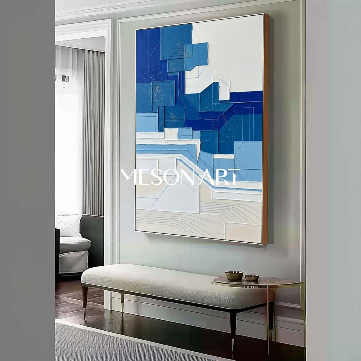 Dining Room Elegant Wall Art Luxury Hotel Room Artworks Minimalist Coastal Wall Decor