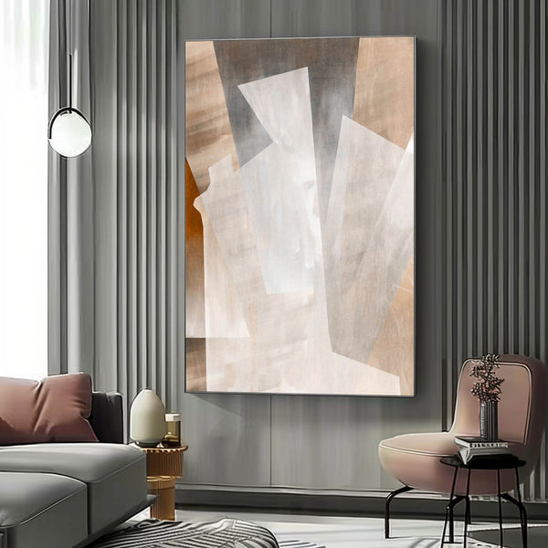 Large Modern Minimalist Abstract Canvas Wall Art Modern Abstract Oil Painting Office Decorative Wall Art