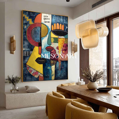 Large Picasso Wall Art Decor Picasso Abstract Art Canvas For Sale Picasso Style Paintings