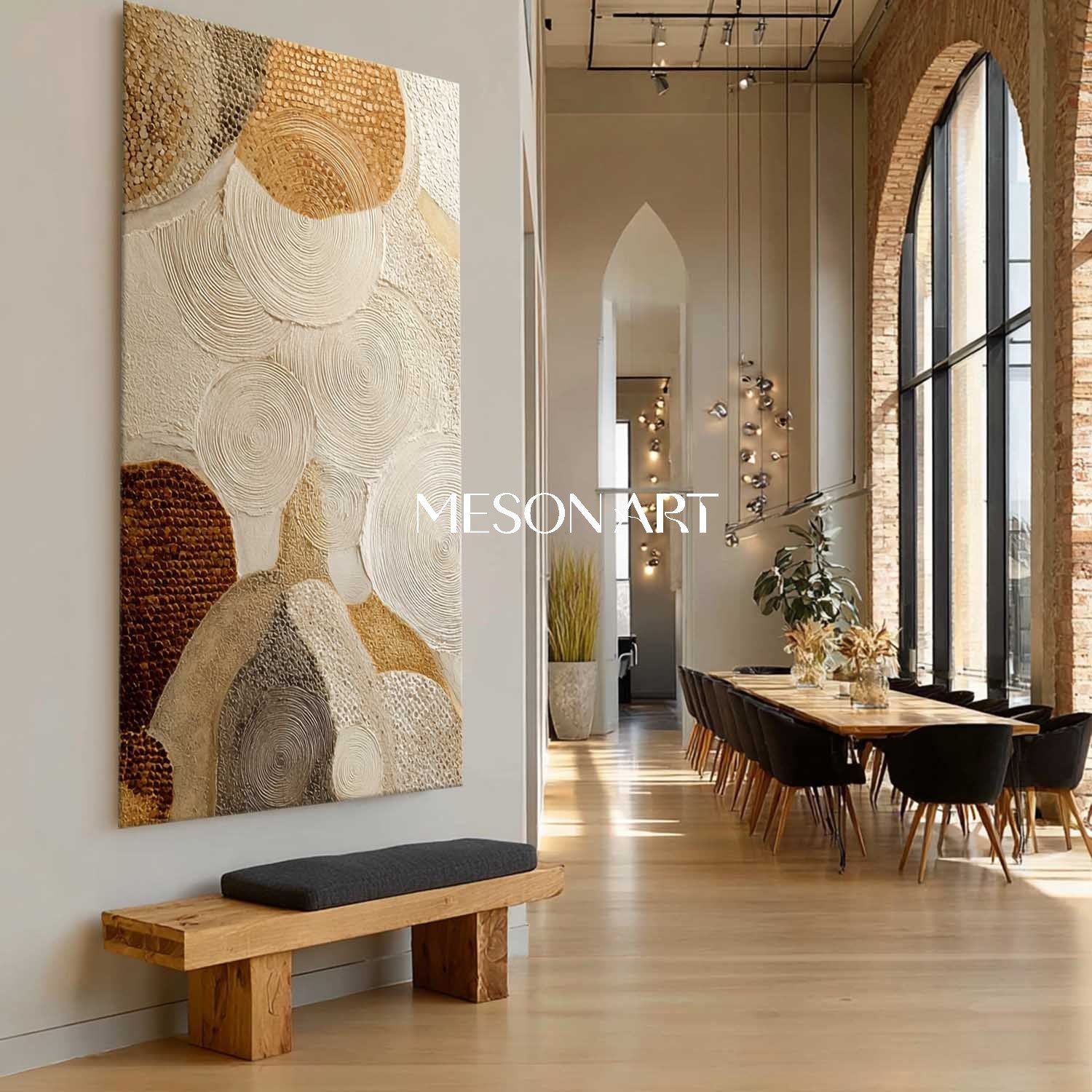 Buy Bohemian Decorative Art – Unique Hand-Painted Canvas for Living Room