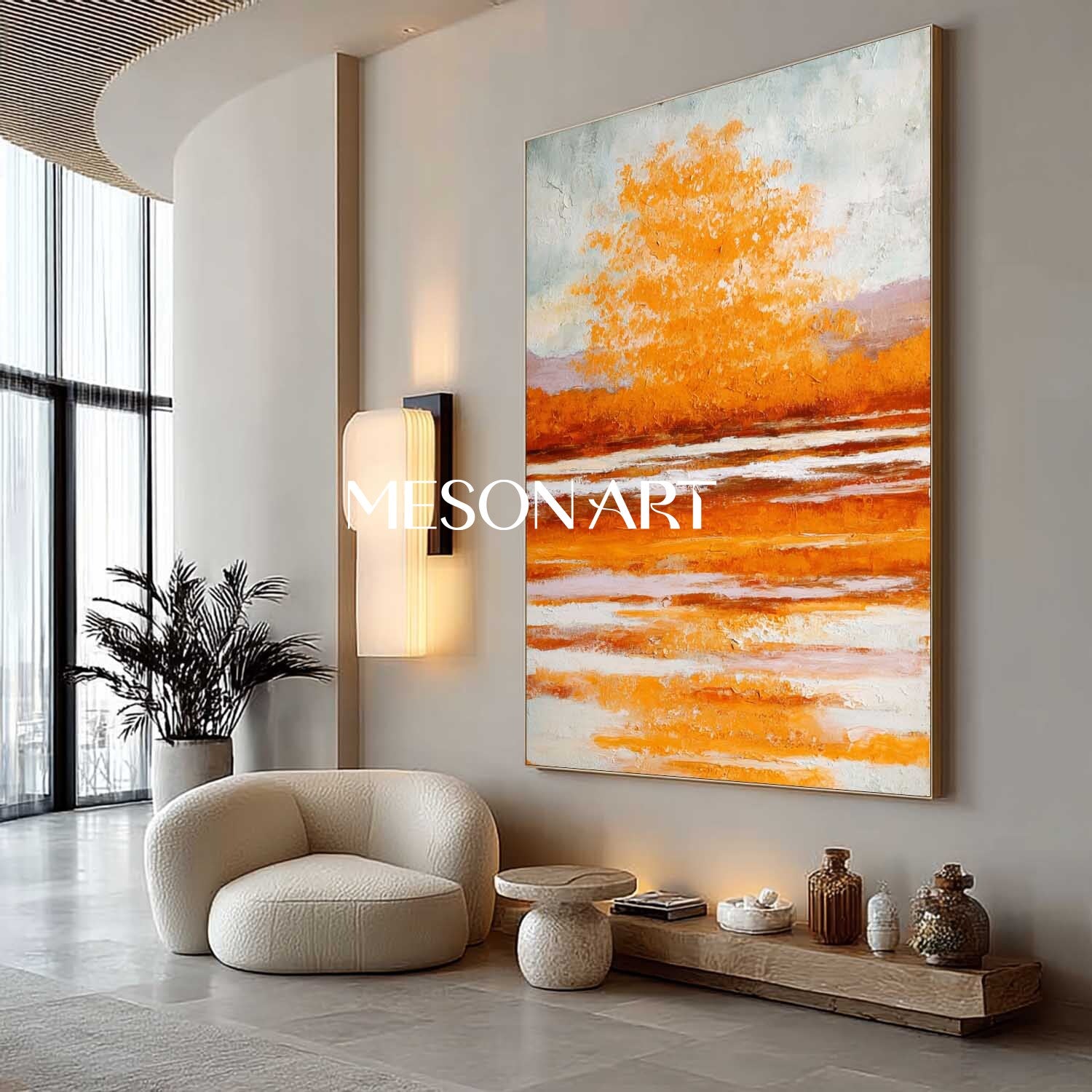 Autumn Colors Fall Art Cozy Wall Art Canvas for Fall Home Decor