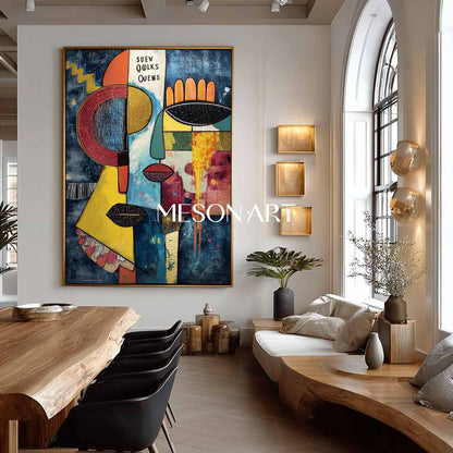 Large Picasso Wall Art Decor Picasso Abstract Art Canvas For Sale Picasso Style Paintings