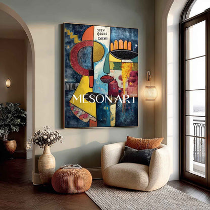 Large Picasso Wall Art Decor Picasso Abstract Art Canvas For Sale Picasso Style Paintings