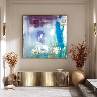 Contemporary Blue Abstract Wall Art Blue Abstract Paintings for Sale