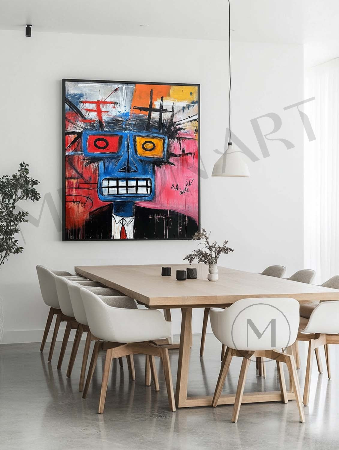 Cool Male Gentleman Portrait Graffiti Art Canvas Cool Male Graffiti Portrait Wall Painting