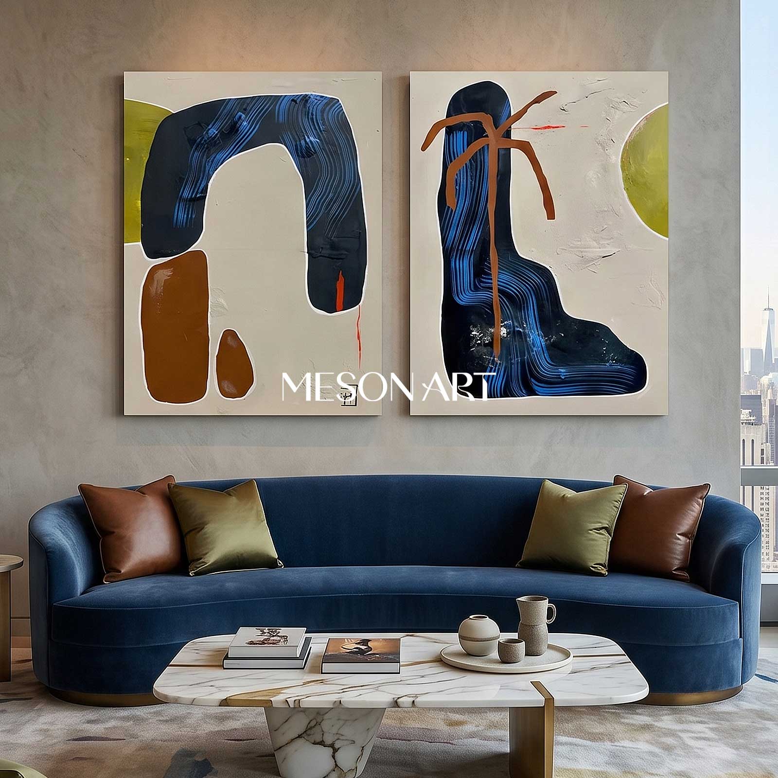 Beige Minimalist Abstract Art 2 Piece Set Beige Wabi Sabi Art Textured Wall Art Beige Art On Canvas