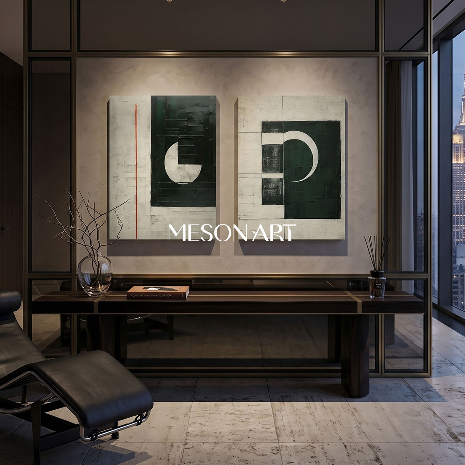 White and Black Minimalist Canvas Art Set of 2 White and Black Abstract Art Wabi Sabi Art on Canvas