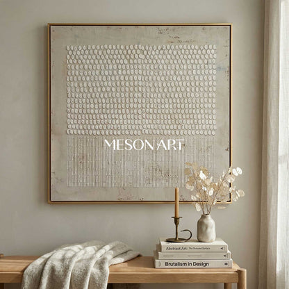 Brown Abstract Painting On Canvas Brown Bohemian Painting Brown Wall Art 3D Texture Painting Brown Abstract Art Grey Taupe Art Wall Art