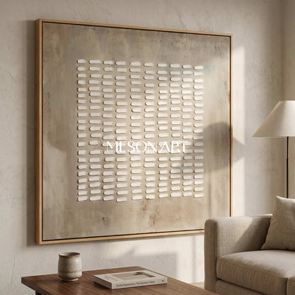 Brown Bohemian painting brown wall art 3d texture painting brown abstract art grey taupe wall art decor Brown abstract painting on canvas