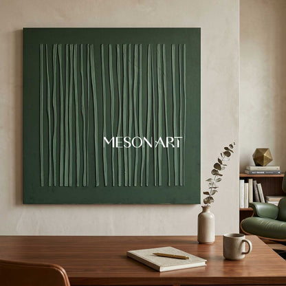green wall art Wabi-Sabi Wall Art green painting green abstract art canvas green abstract art canvas minimalist painting 3d texture wall art