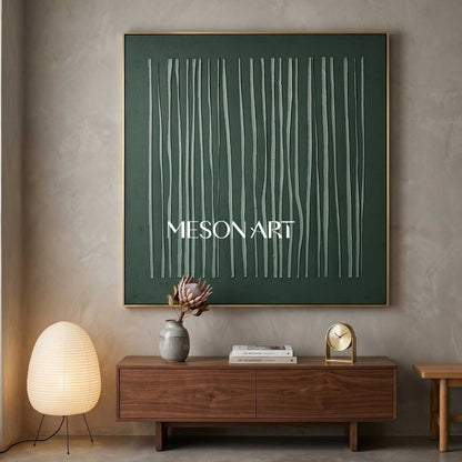 green wall art Wabi-Sabi Wall Art green painting green abstract art canvas green abstract art canvas minimalist painting 3d texture wall art