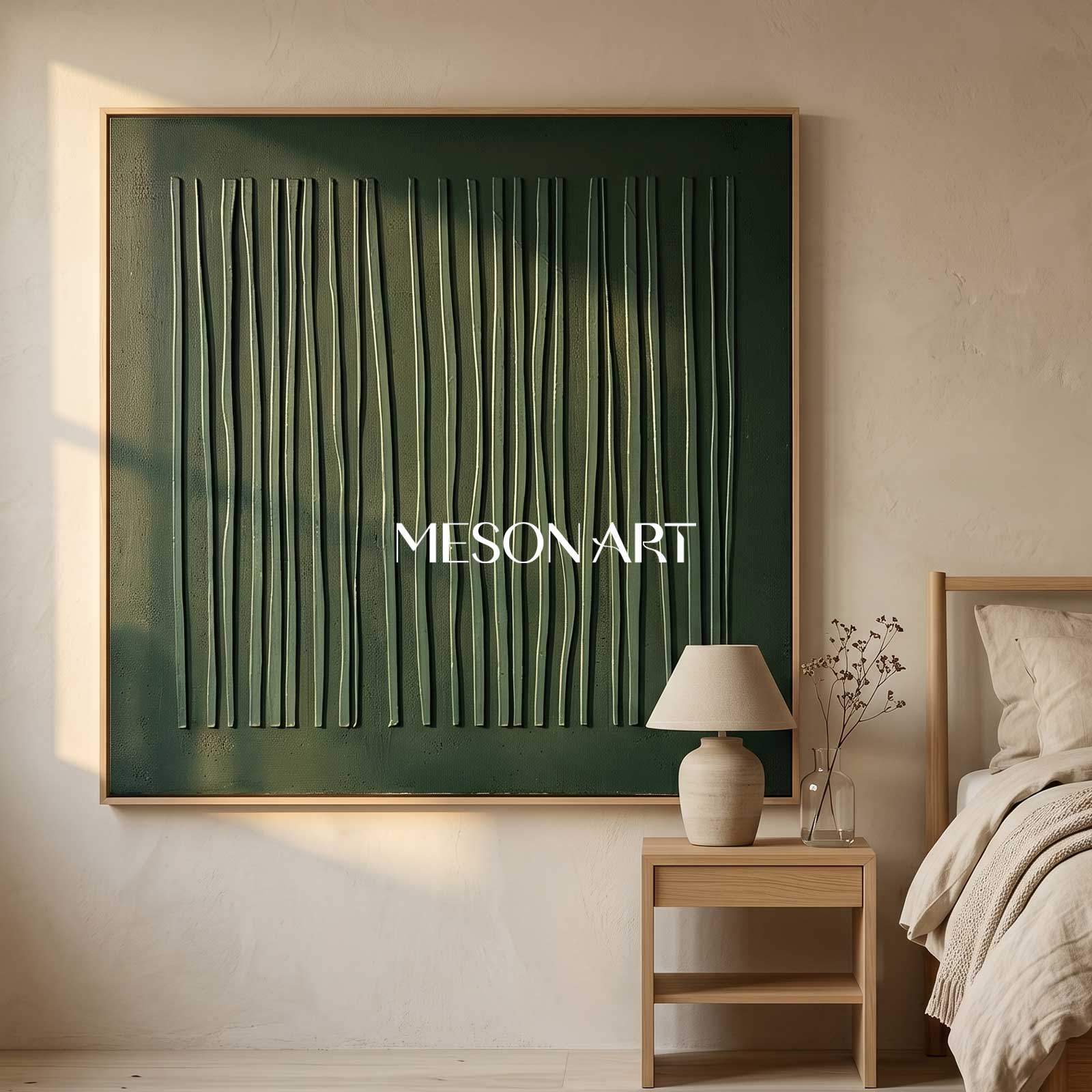 green wall art Wabi-Sabi Wall Art green painting green abstract art canvas green abstract art canvas minimalist painting 3d texture wall art