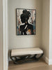 Black Abstract Woman Oil Painting Black Abstract Woman Canvas Art Texture Figure Wall Decor Painting