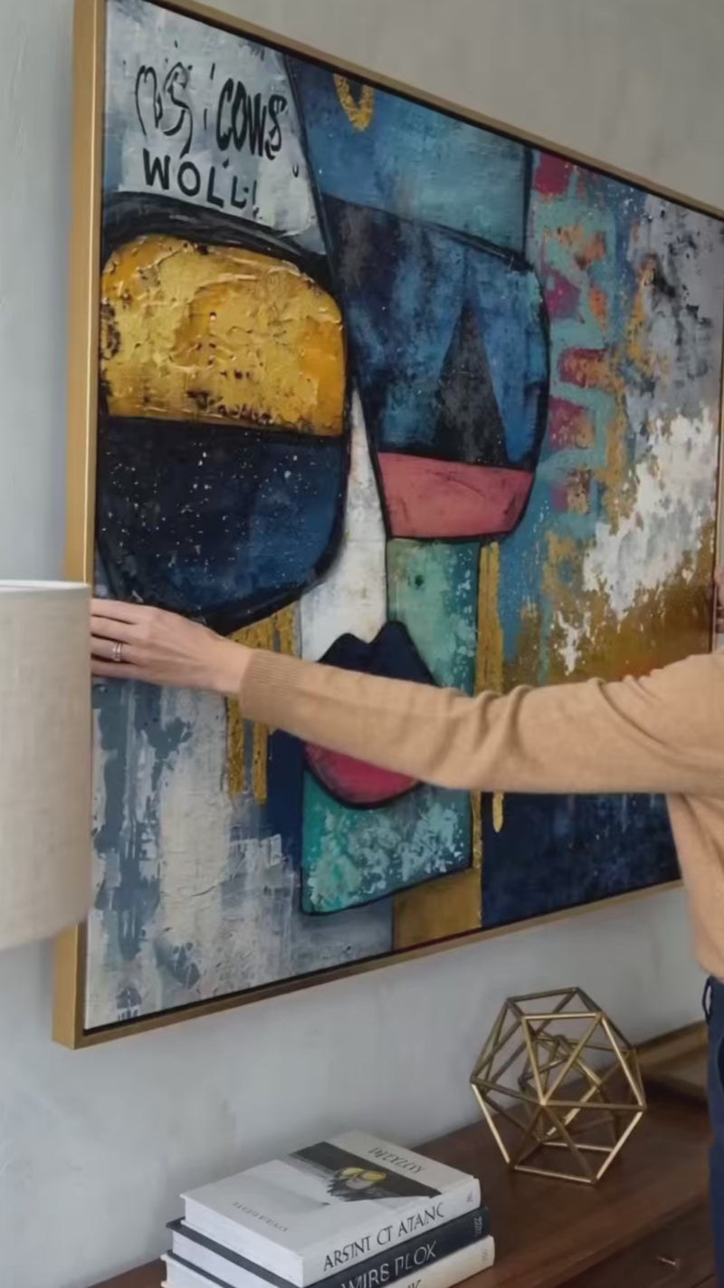 Large Modern Picasso Style Paintings Abstract Canvas Pop Wall Art Decor