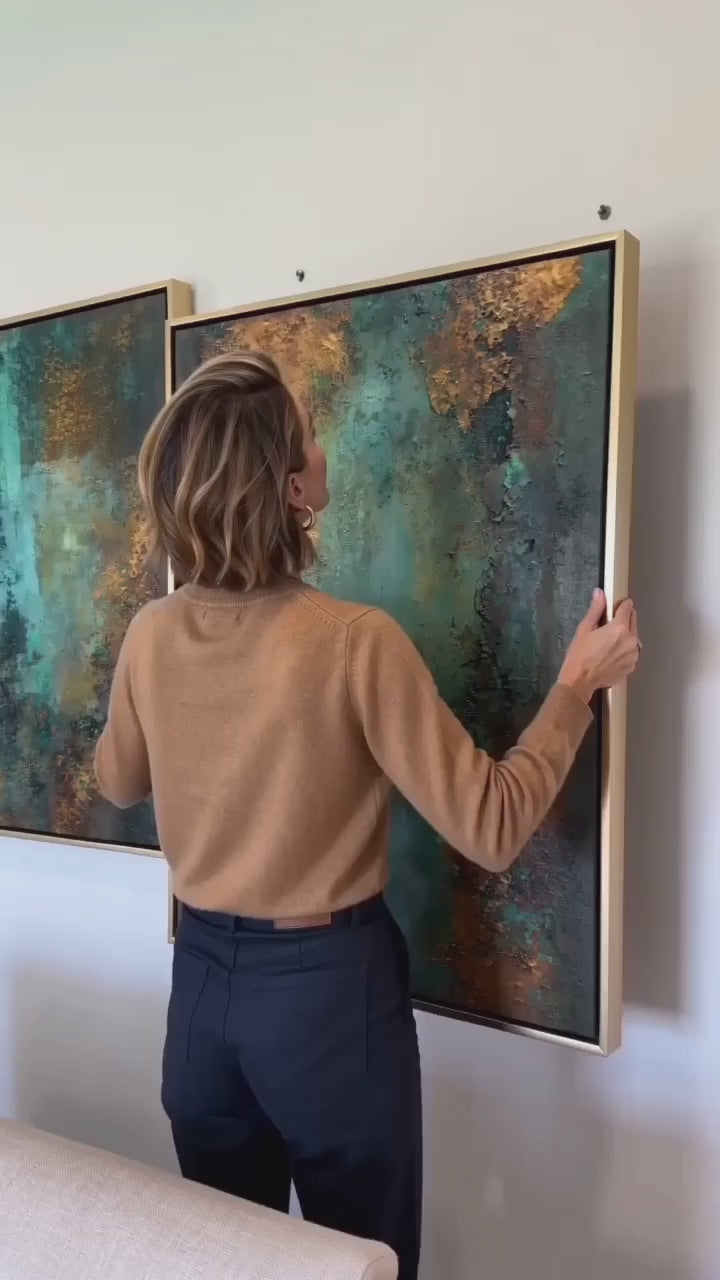 Load video: Colorful Painting #CA352