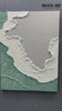 Large Gray 3D Abstract Canvas Art Plaster Wall Art WabiSabi Wall Art Heavy textured Acrylic Painting