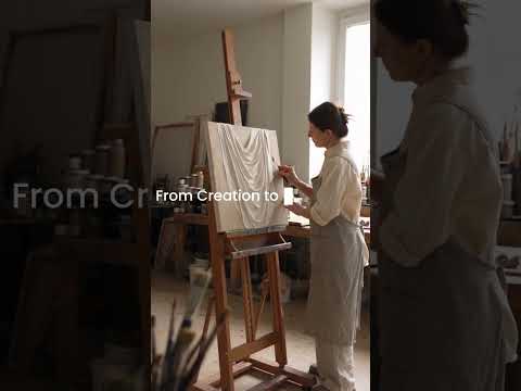 White And Beige 3D Textured Wall Art Square Sculptural Canvas Organic Modern Original Artist By Mesonart