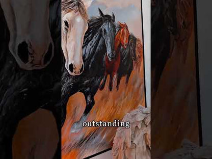 Contemporary Horse Art #HA038
