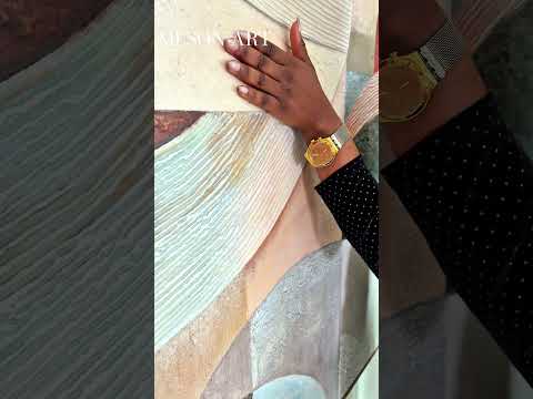 Charger la vidéo: Peinture de texture d'art en plâtre #SG513