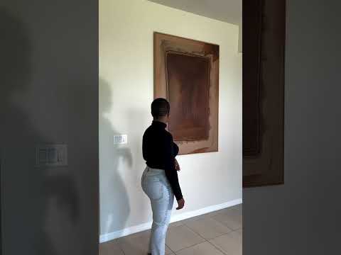 Load video: Order our best-seller of Large 3D Brown and Gold Abstract Minimalist Texture Painting Decor For Sale &amp; 100% handcrafted Wabi-Sabi Art Canvas with personalised size. Shop today with free shipping globally.