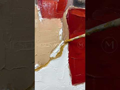 Organic Modern Art Neutral Abstract Canvas Paintings Minimalist Boho Art