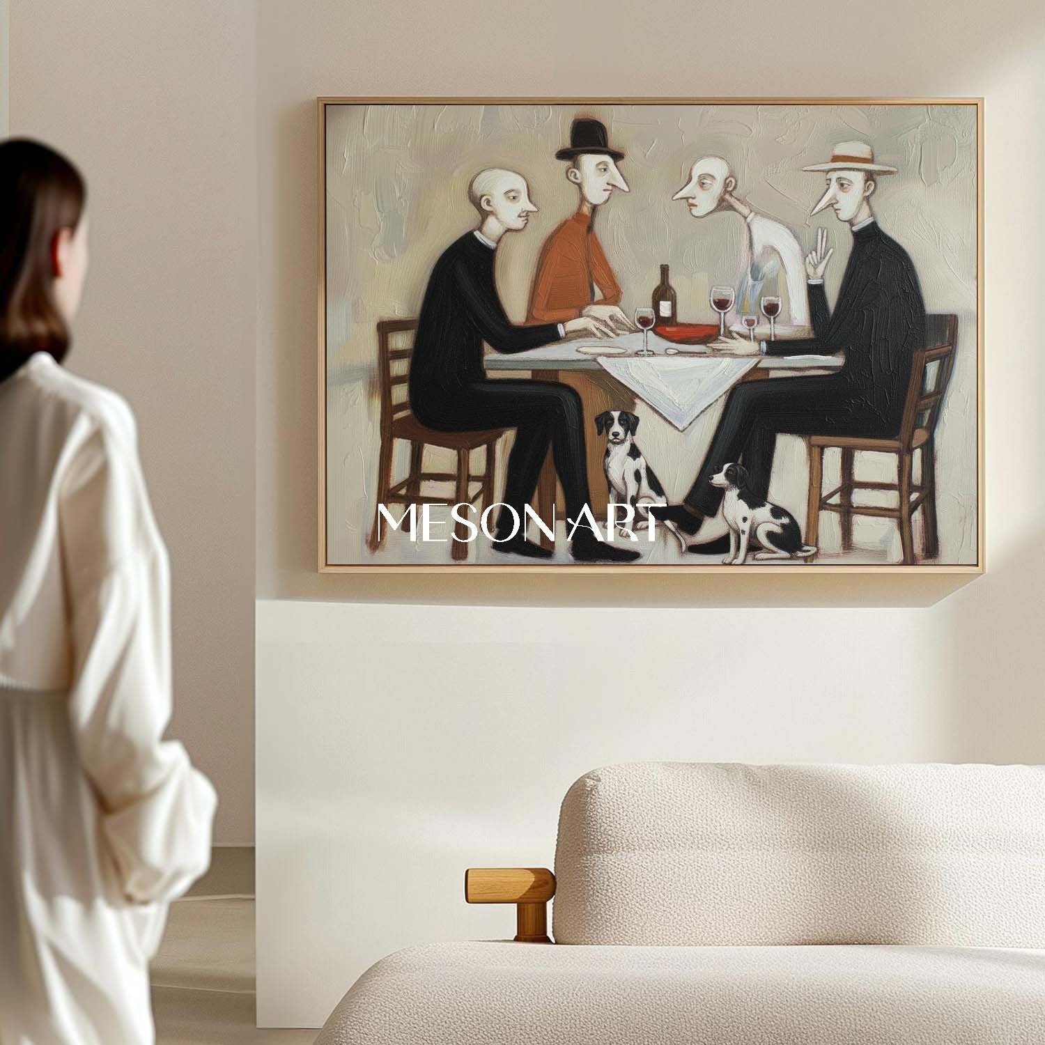 Contemporary Expressionist Art Ready to Hang Custom Modern Wall Decor