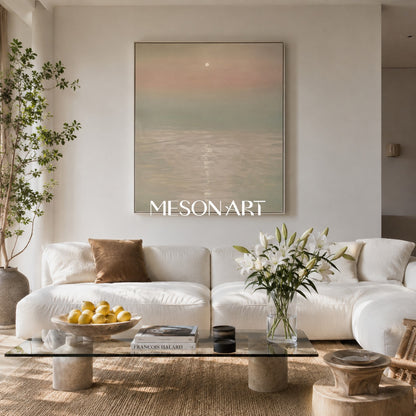 Large Landscape Art Landscape Oil Painting Landscape Wall Art Wabi-Sabi Wall Decor