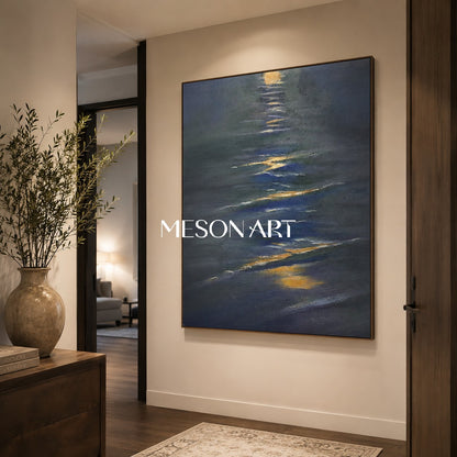 Large 3D Landscape Art Landscape 3D Texture Wall Painting Landscape Oil Painting on Canvas