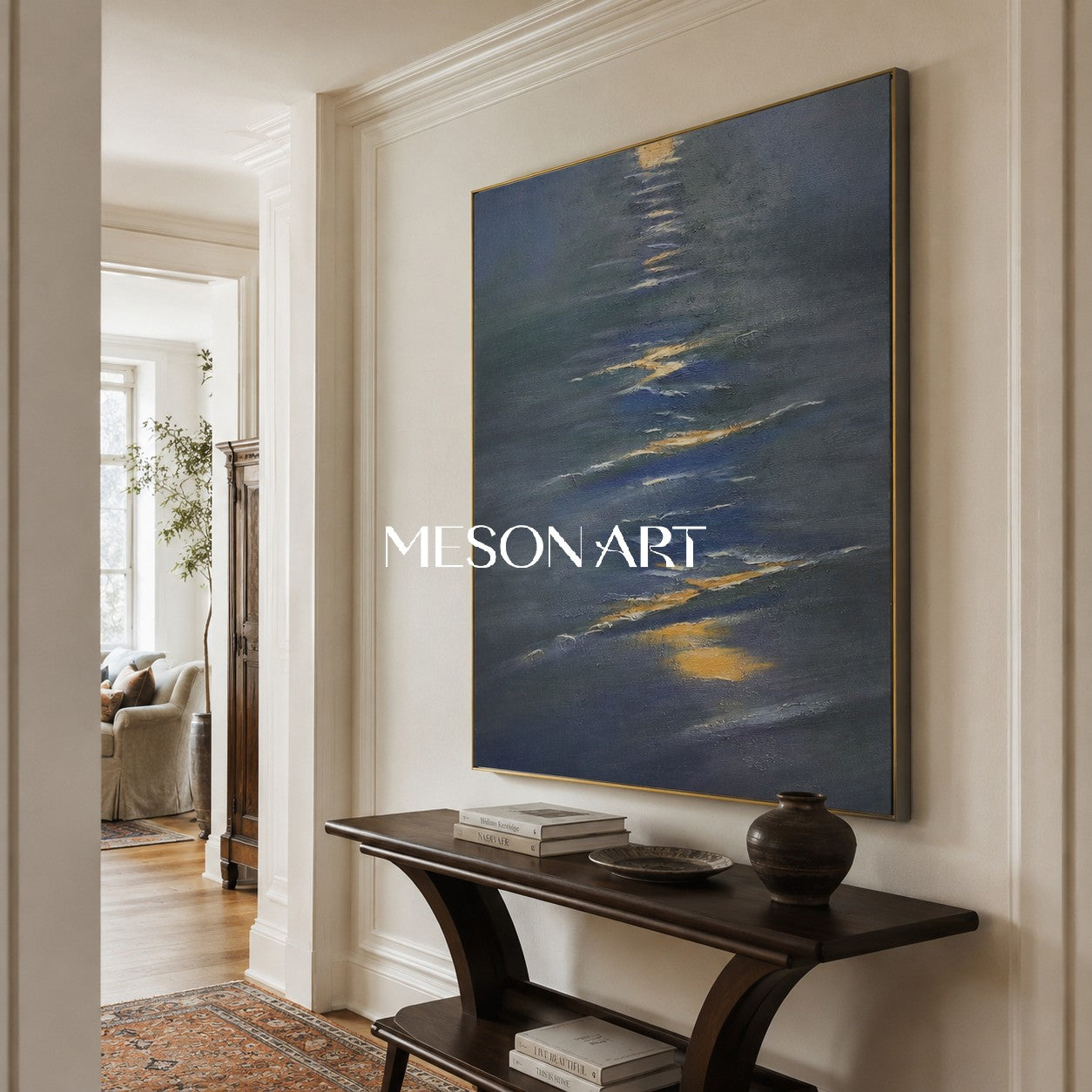 Large 3D Landscape Art Landscape 3D Texture Wall Painting Landscape Oil Painting on Canvas