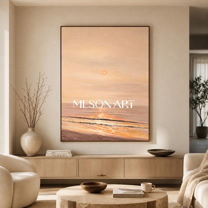 Large Landscape Art Landscape 3D Texture Wall Painting Landscape Oil Painting on Canvas WabiSabi Art