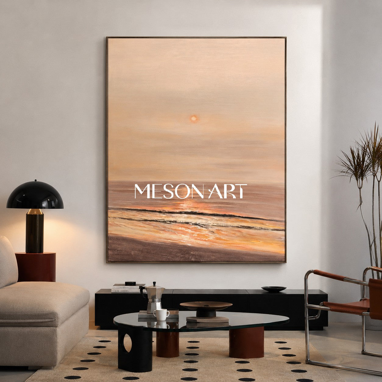Large Landscape Art Landscape 3D Texture Wall Painting Landscape Oil Painting on Canvas WabiSabi Art