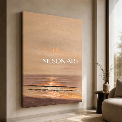 Large Landscape Art Landscape 3D Texture Wall Painting Landscape Oil Painting on Canvas WabiSabi Art