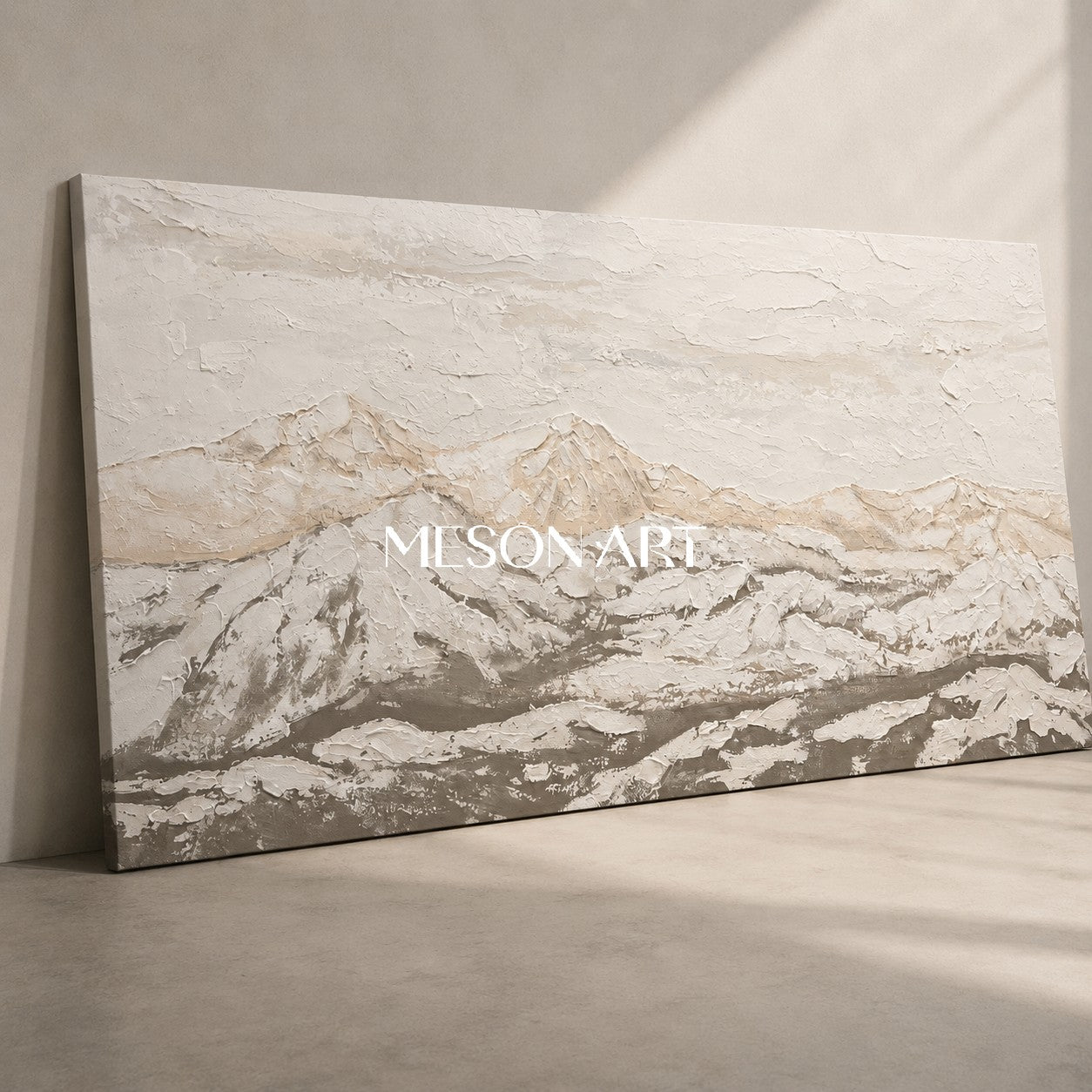 Large Gray 3D Abstract Painting Gray Textured Wall Art Wabi-Sabi Decorating Ideas
