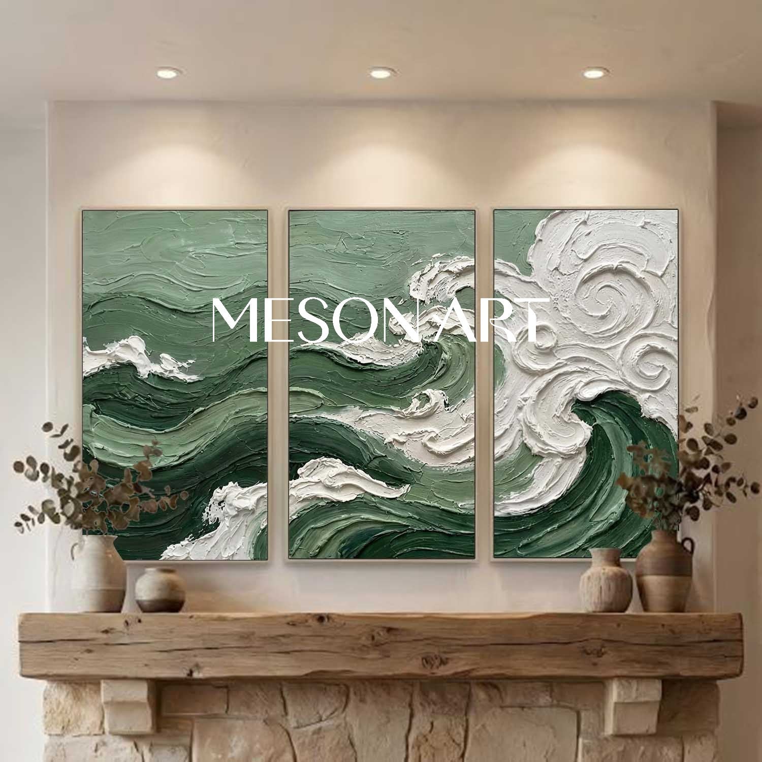 3 Piece Wall Art Triptych Canvas Art Above Sofa Triptych Wall Art Office Boardroom Canvas Art