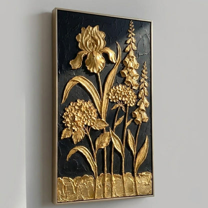 石膏アートテクスチャーペインティング #SG590