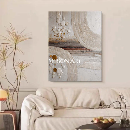 Abstract Bohemian Art for Bedroom Handmade Boho Art Canvas Vibrant Bohemian Art Decor