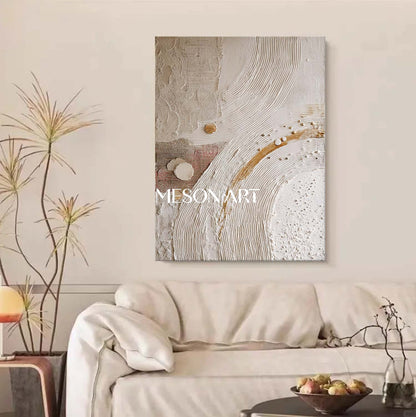 Boho Art for Creative Spaces Colorful Bohemian Wall Painting Textured Bohemian Canvas Art