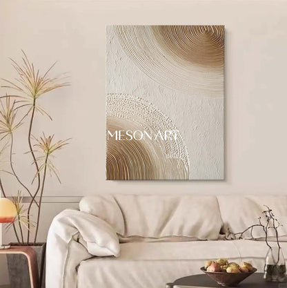 Textured Boho Canvas Art for Home Large Abstract Bohemian Canvas Art