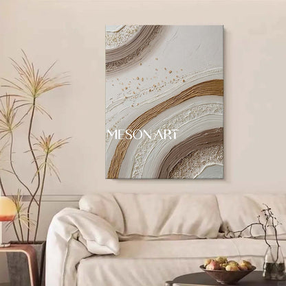 Hand-Painted Boho Canvas Art – Custom Size Options for Your Walls