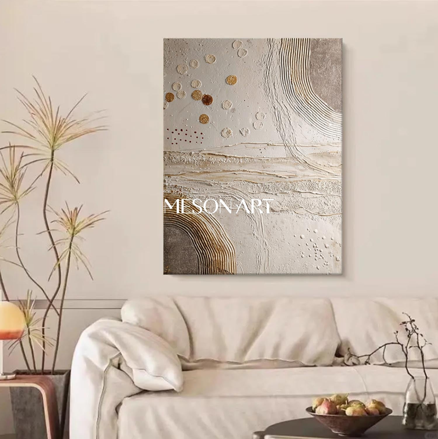 Vibrant Boho Style Canvas Art – Colorful, Textured Wall Decor for Bedrooms