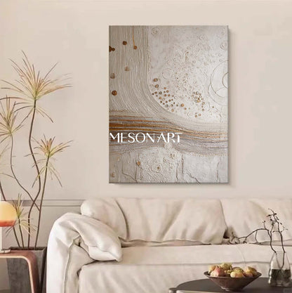 Boho Wall Art – Eclectic Handmade Art Canvas for Modern Living Room Spaces